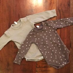 Quincy Mae Ribbed Bodysuit Duo